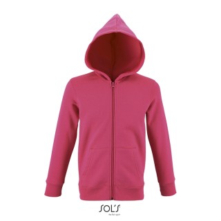 Sudadera con cremallera y capucha de niño personalizable